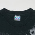 1990s Led Zeppelin Liquid Blue Long Sleeve Shirt Tag