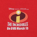 2005 The Incredibles DVD Promo Shirt Front Graphic