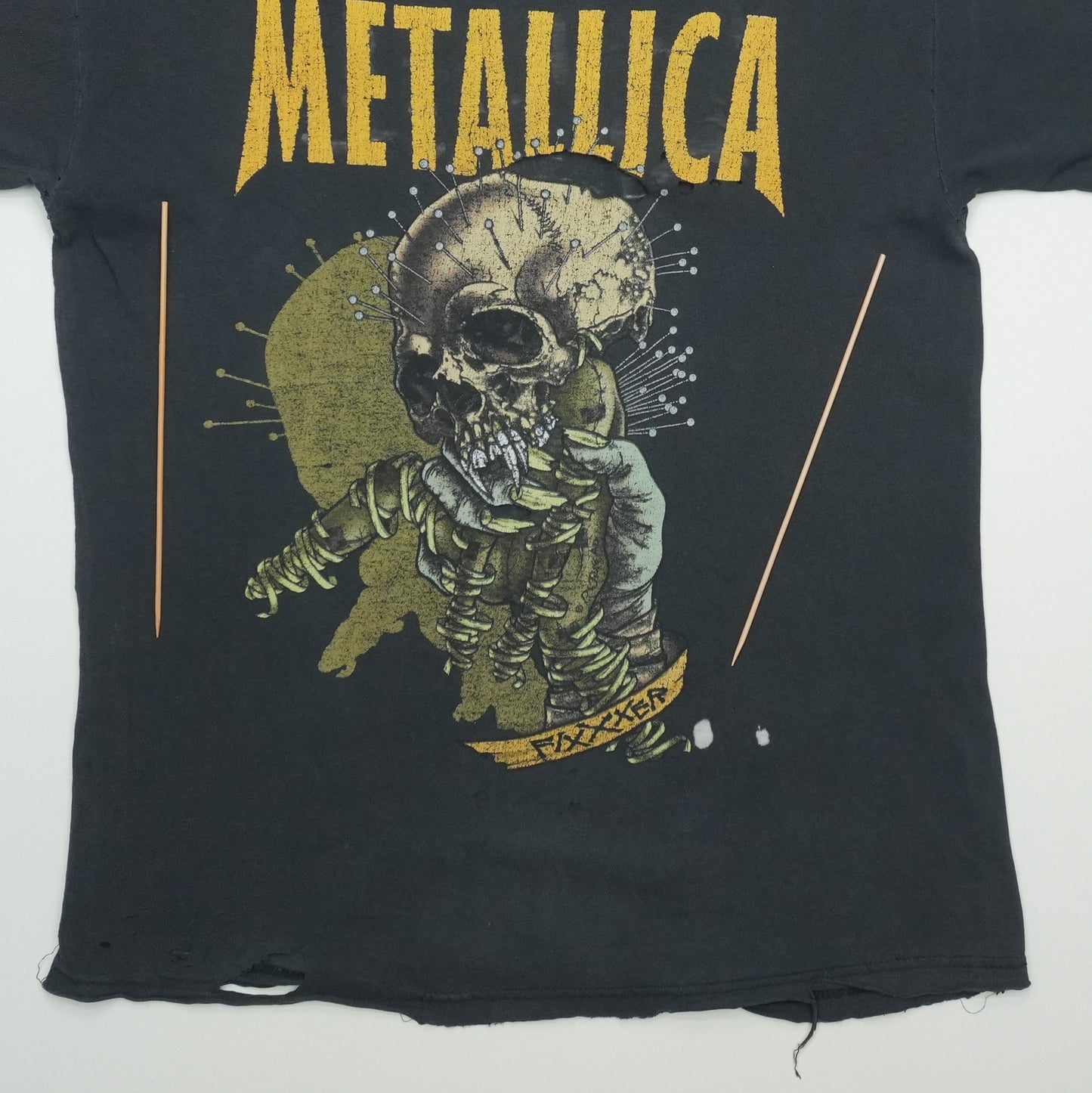 1990s Metallica Pushead Shirt Front Detail 2