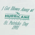 1991 The Hurricane Kansas City St Patricks Day Shirt Detail 2