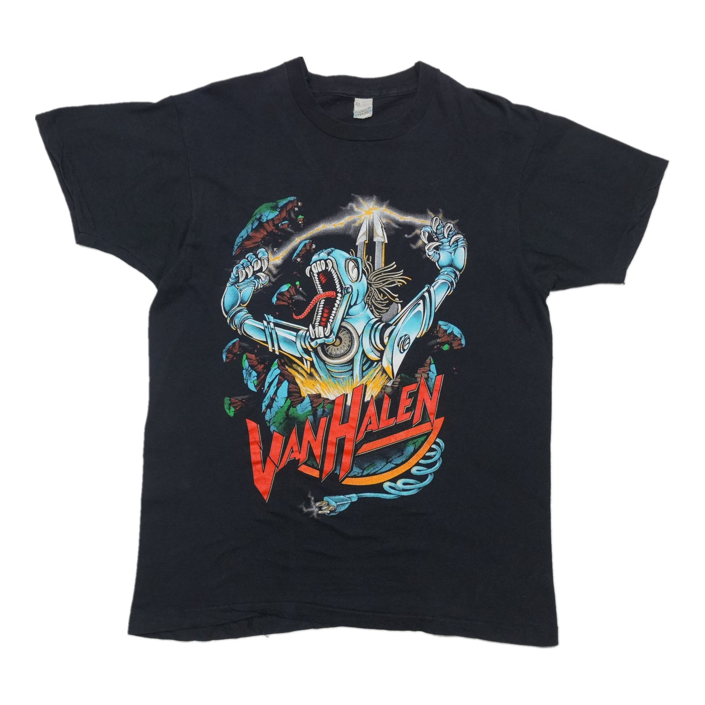 1980s Van Halen Kick Ass Shirt Front