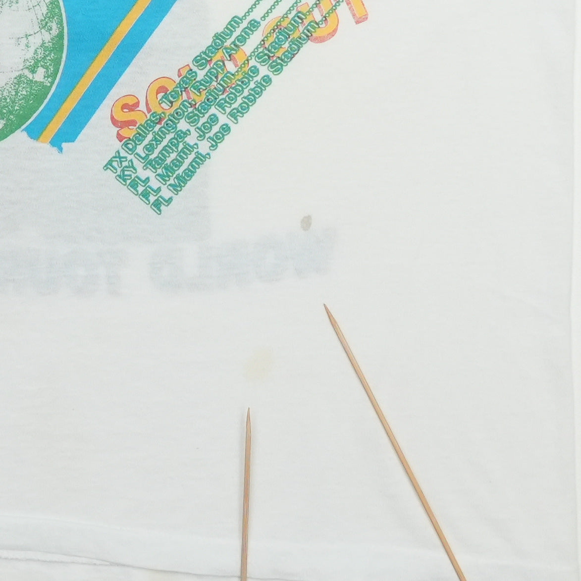 1990 Paul McCartney World Tour Shirt Detail 6