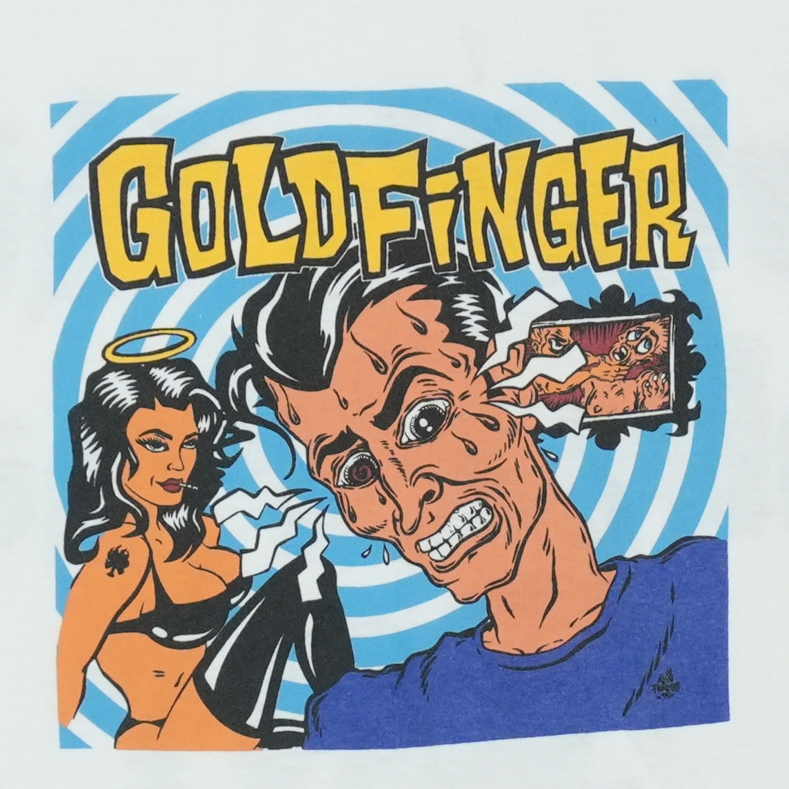 1990s Goldfinger Skate Punk Shirt Detail 2