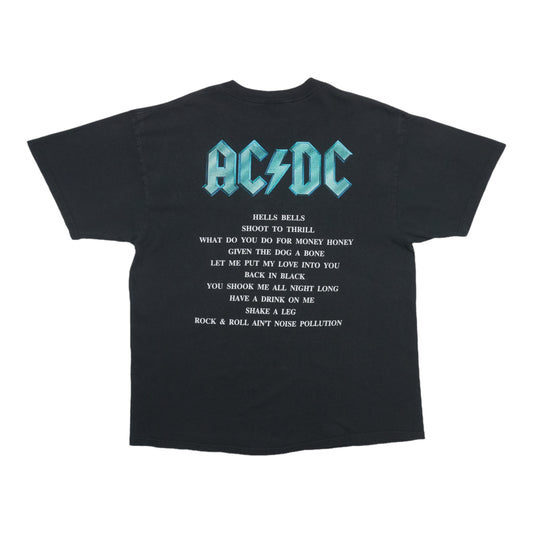 1996 AC/DC Back in Black Shirt Back