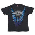 1993 Harley Davidson Blue Flame Shirt