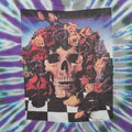 1990s Grateful Dead Skull and Roses Tie Dye Shirt Detail