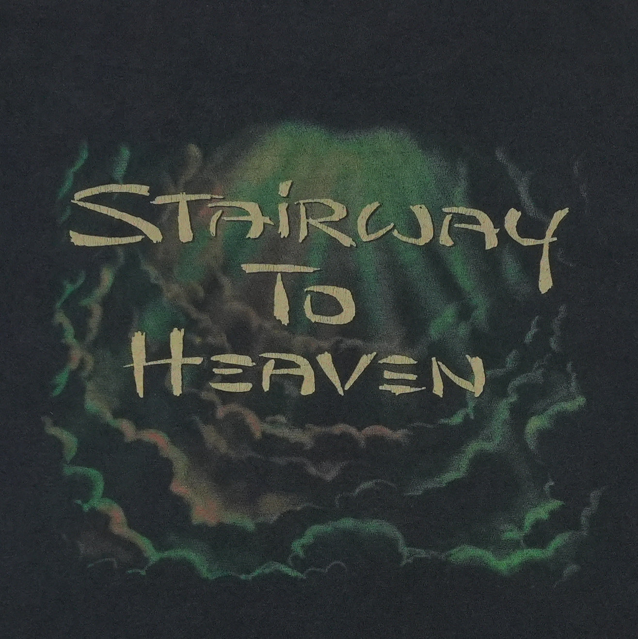 1997 Led Zeppelin Stairway To Heaven All Over Print Shirt Back Graphic