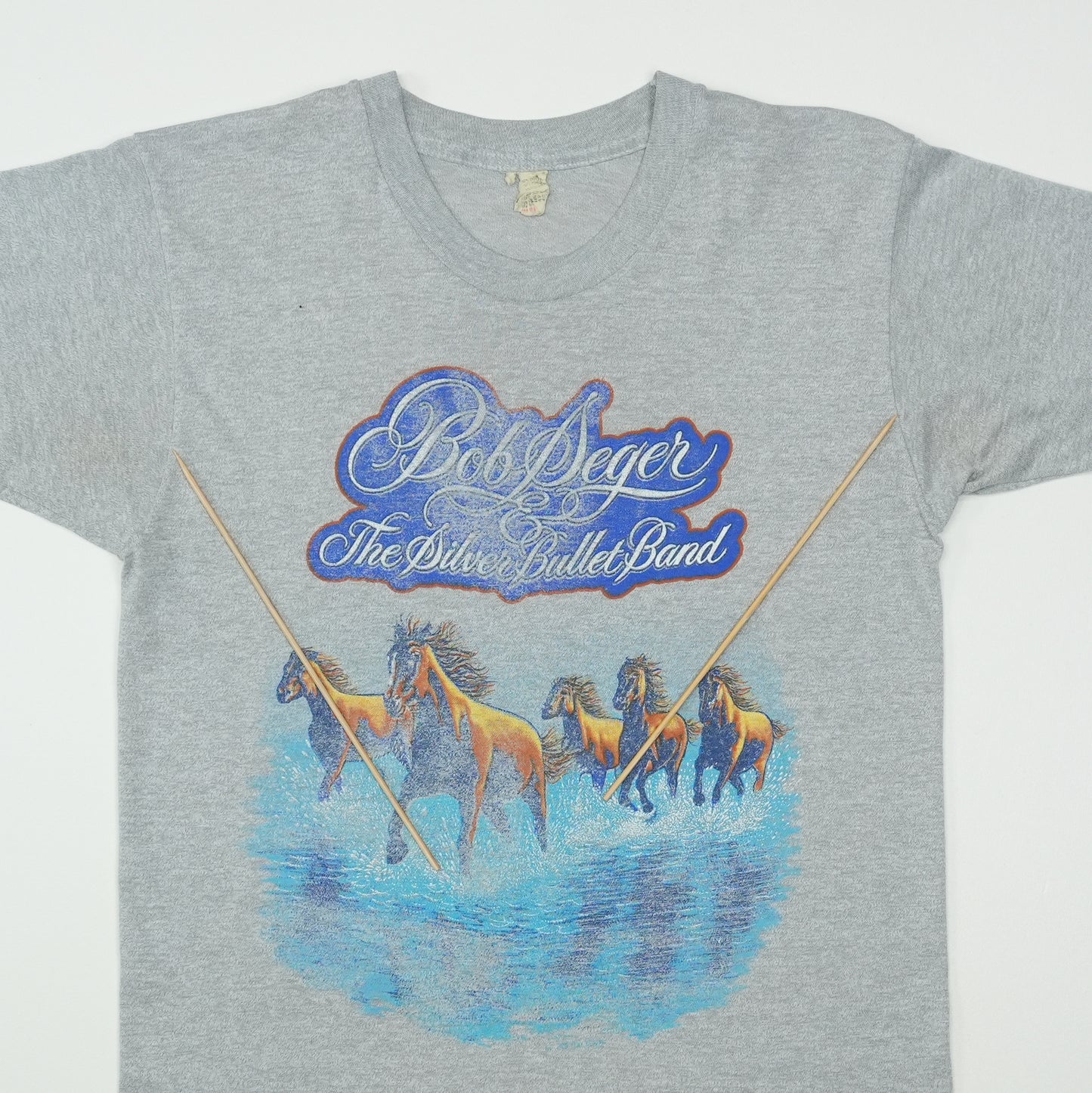 1983 Bob Seger The Distance Tour Shirt Detail 3