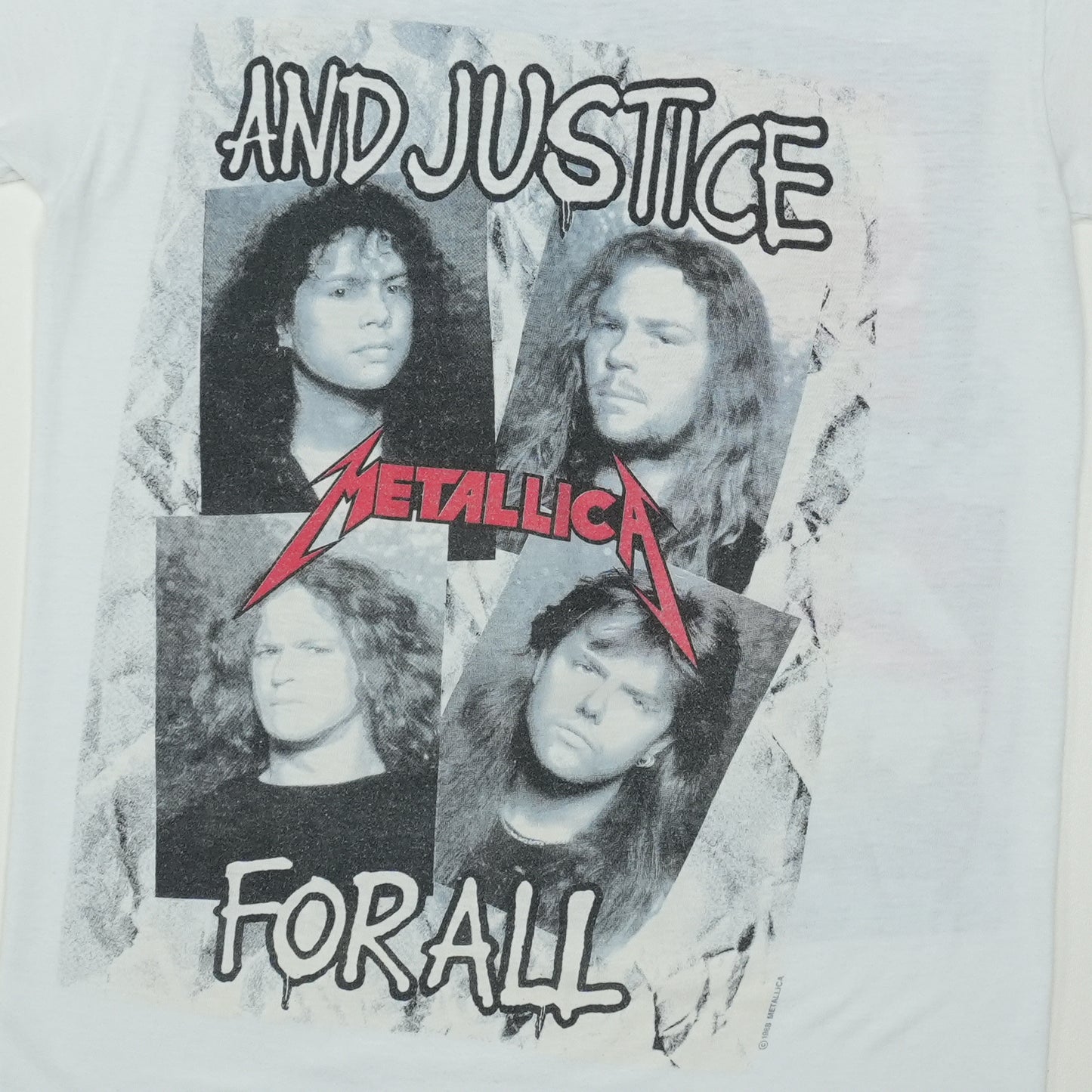 1990s Metallica And Justice for All Shirt Detail 2