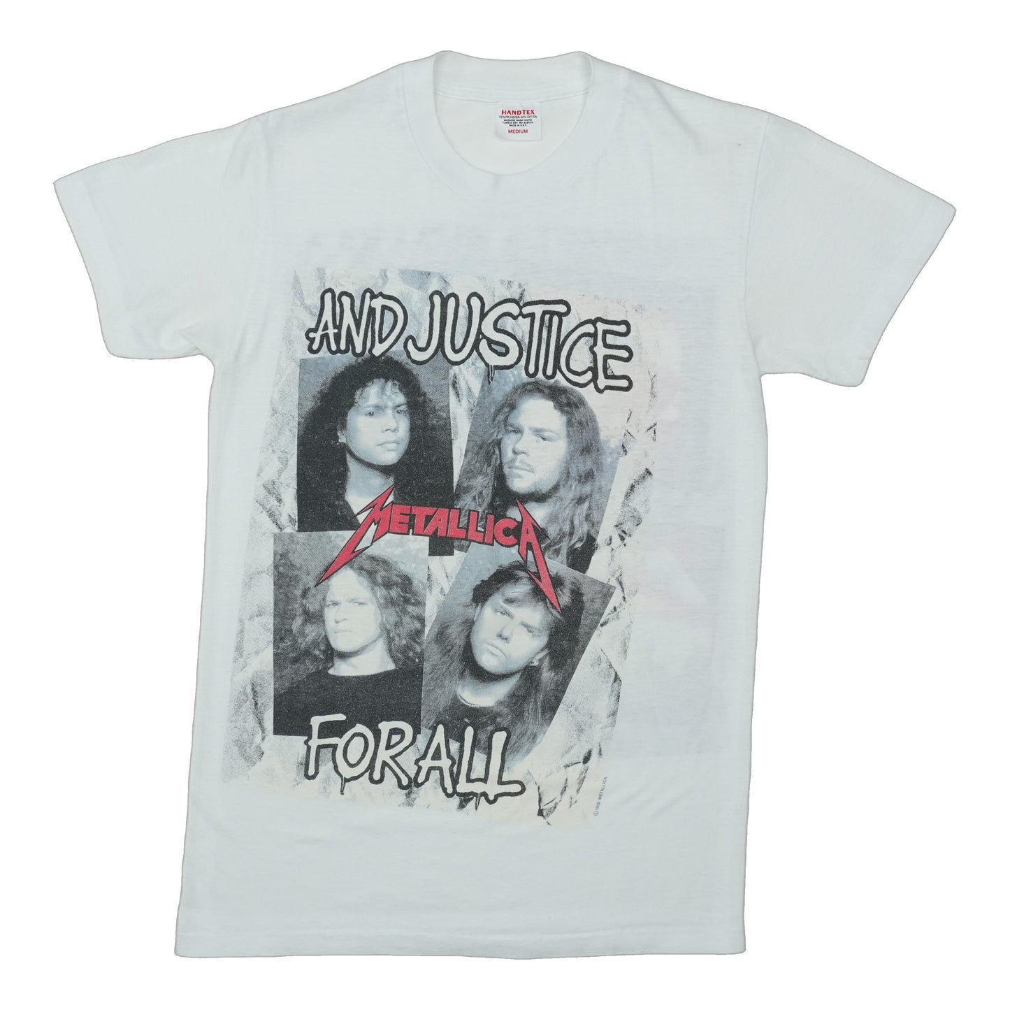 1990s Metallica And Justice for All Shirt Front