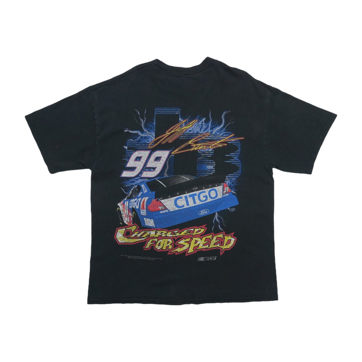 1990s NASCAR Jeff Burton 99 Citgo Shirt Back