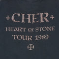 1989 Cher Heart of Stone Tour Shirt Back Detail 1
