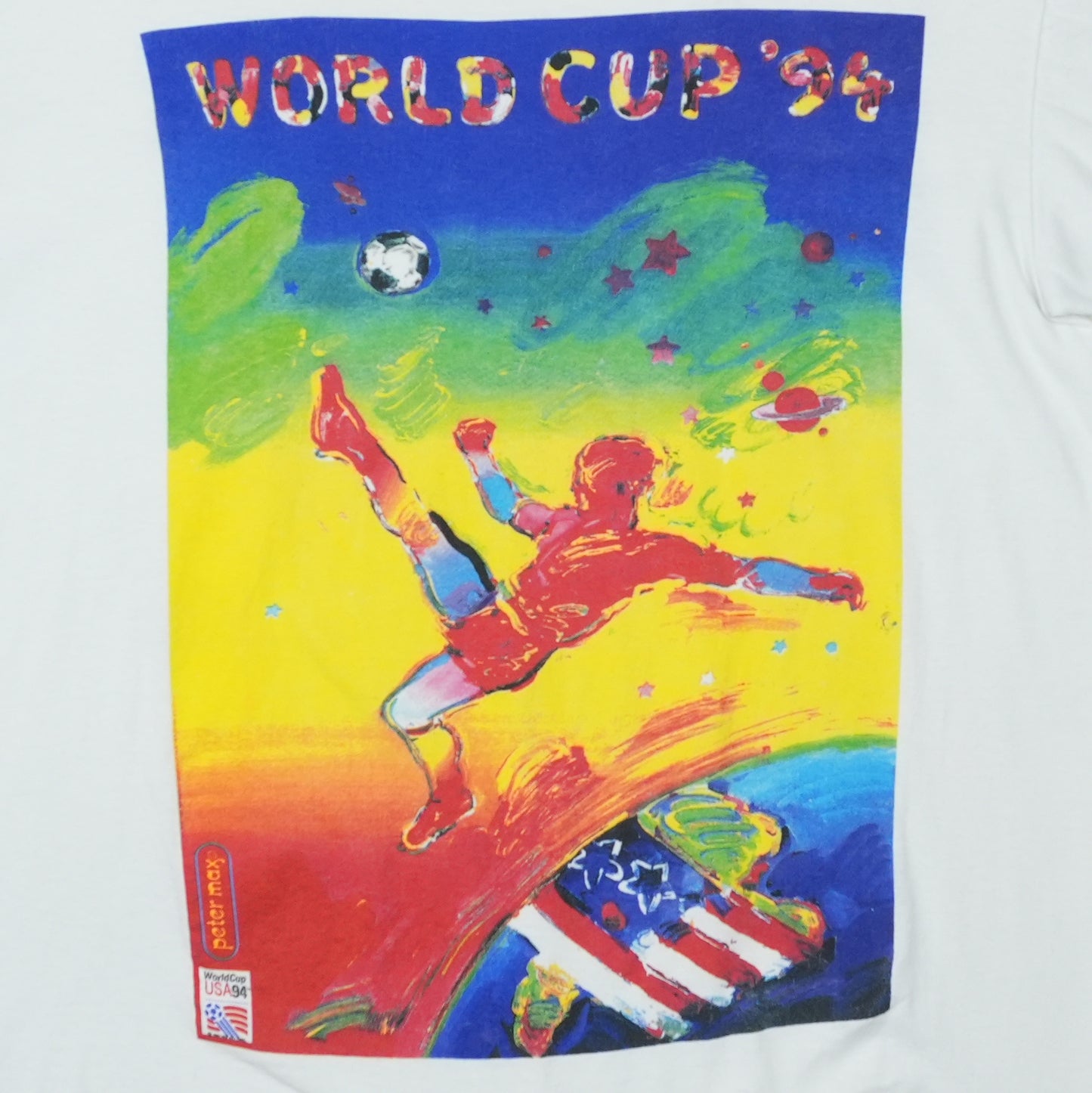 1994 World Cup Peter Max Soccer Shirt Detail 2
