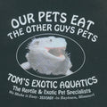 1990s Toms Exotic Aquatics Our Pets Eat The Other Guys Pets Shirt Detail 5