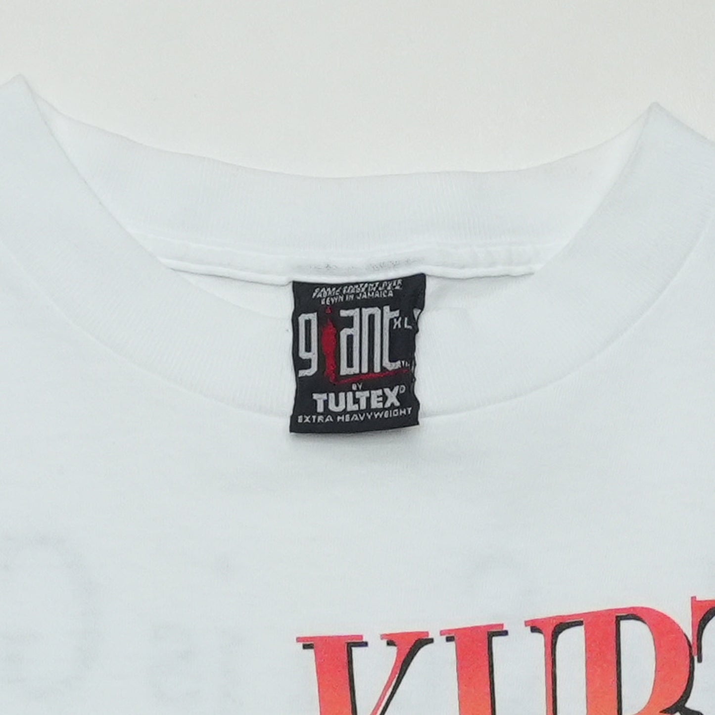 1995 Kurt Cobain Memorial The Sun is Gone Nirvana Shirt Tag