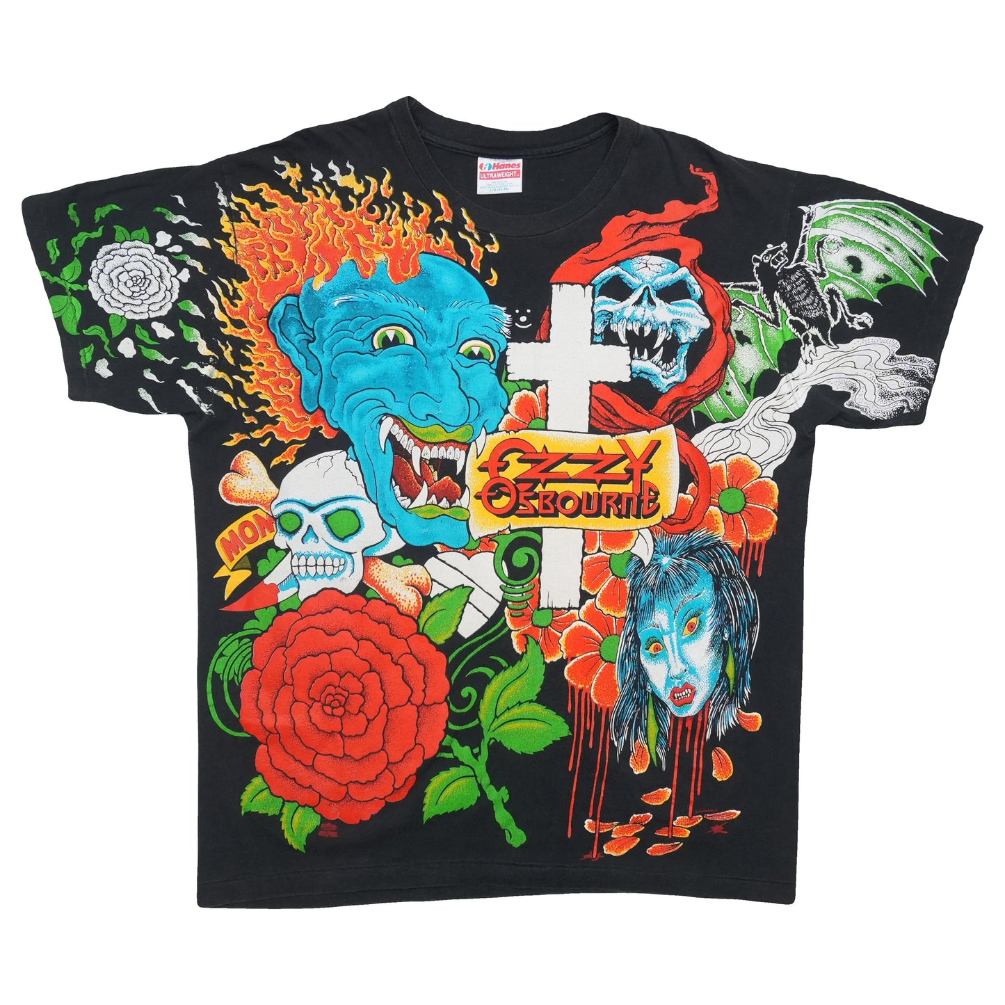 1992 Ozzy Osbourne All Over Print Shirt