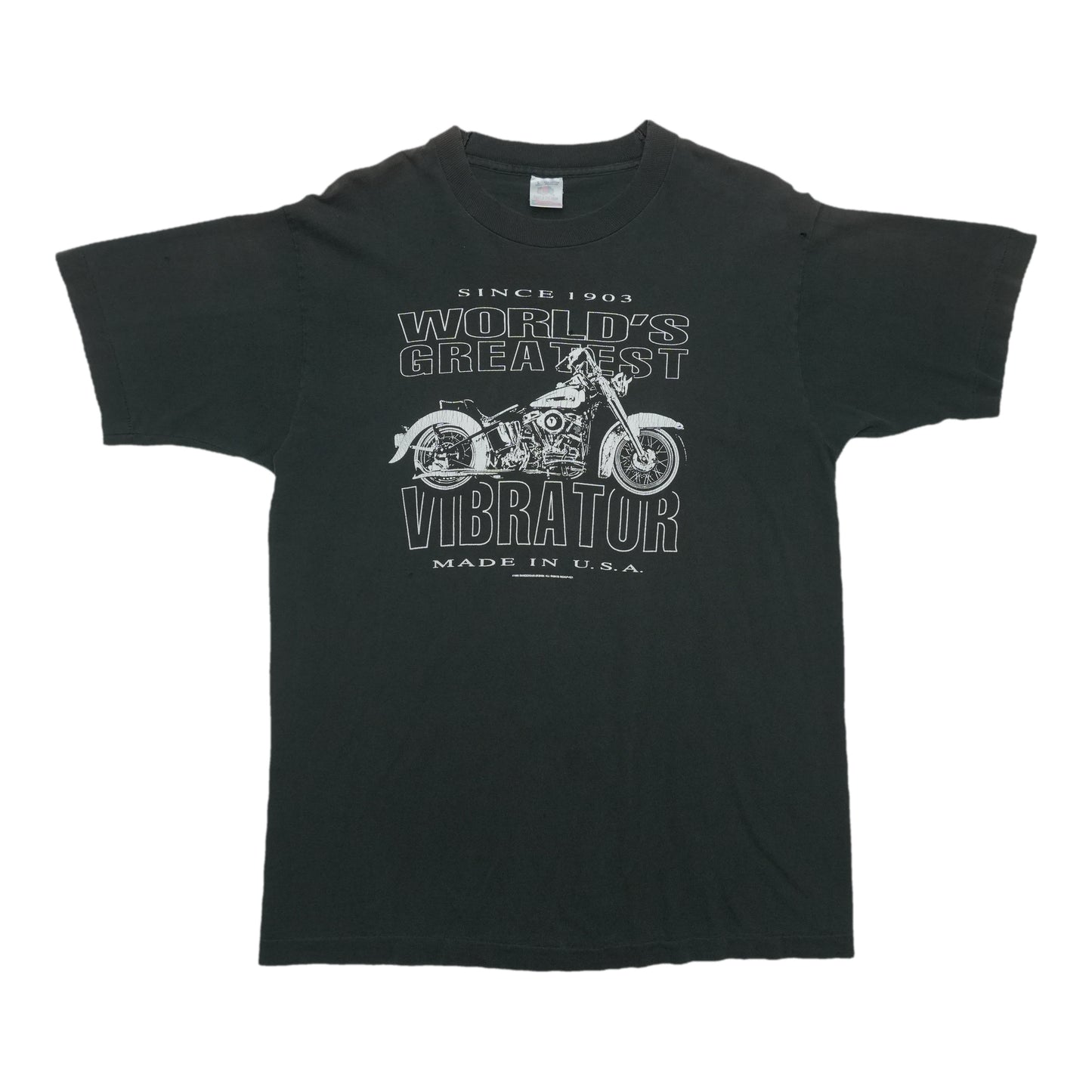 1994 Harley Davidson Worlds Greatest Vibrator Shirt Front