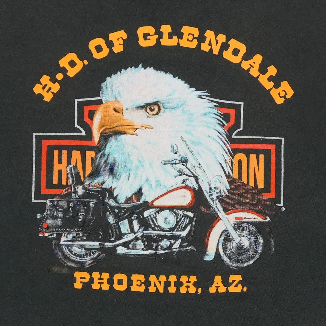 1987 Harley Davidson 3D Emblem Pocket Shirt