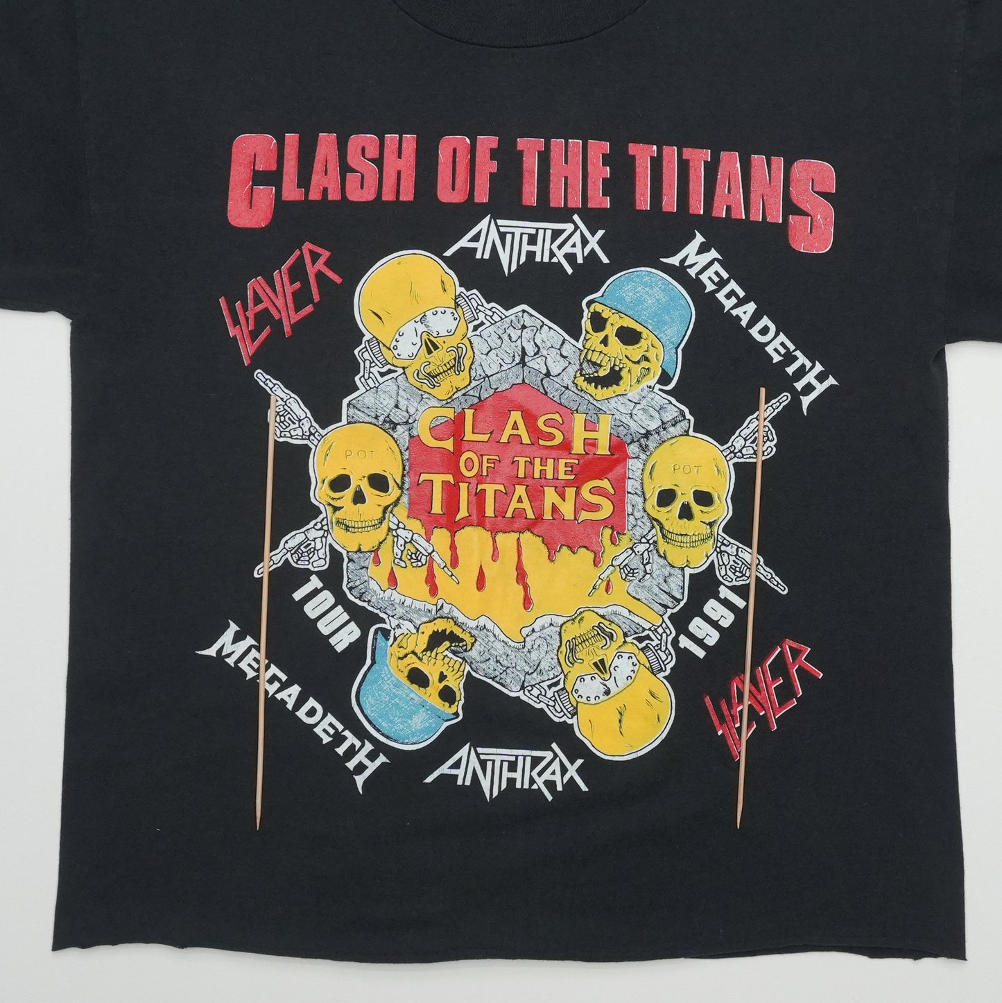 1991 Clash of the Titans Tour Shirt
