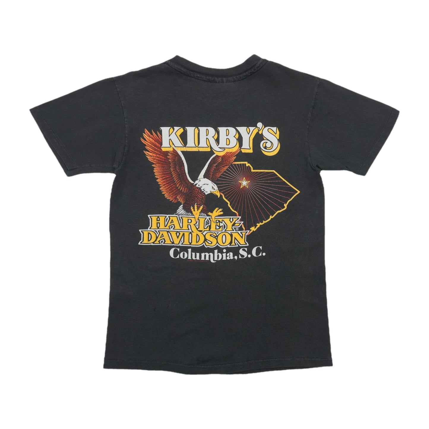 1988 Harley Davidson Columbia South Carolina Shirt Back