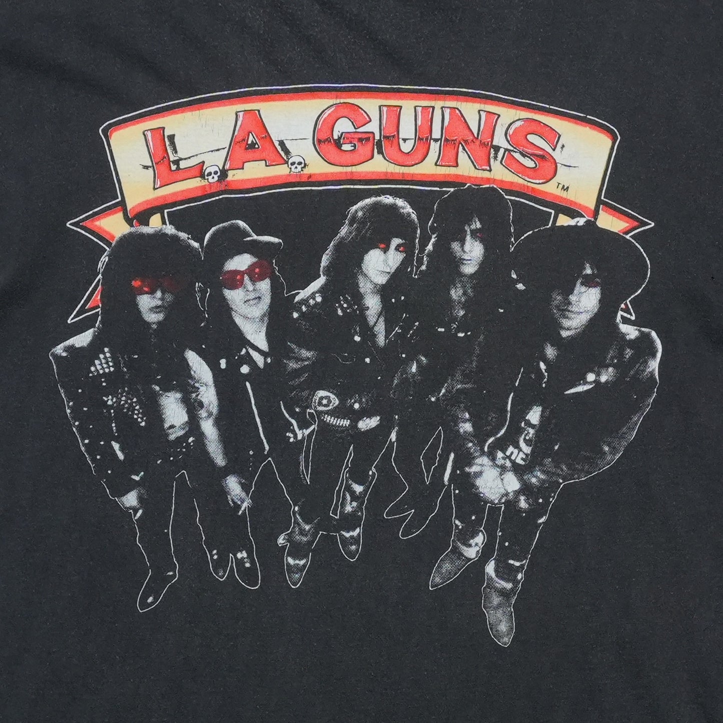 1991 LA Guns Hollywood Vampires Shirt Tag