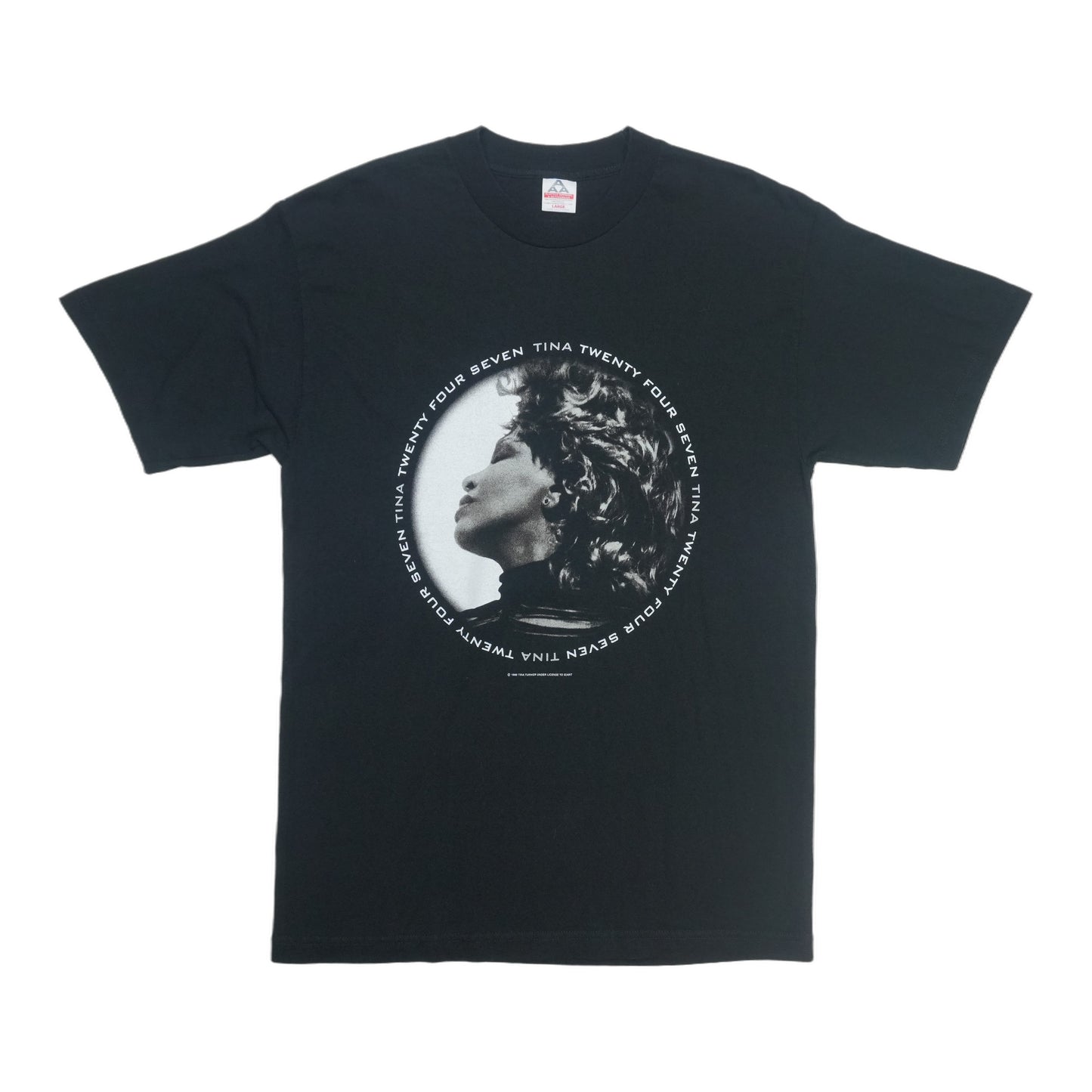 2000 Tina Turner Twenty Four Seven Tour Shirt Front