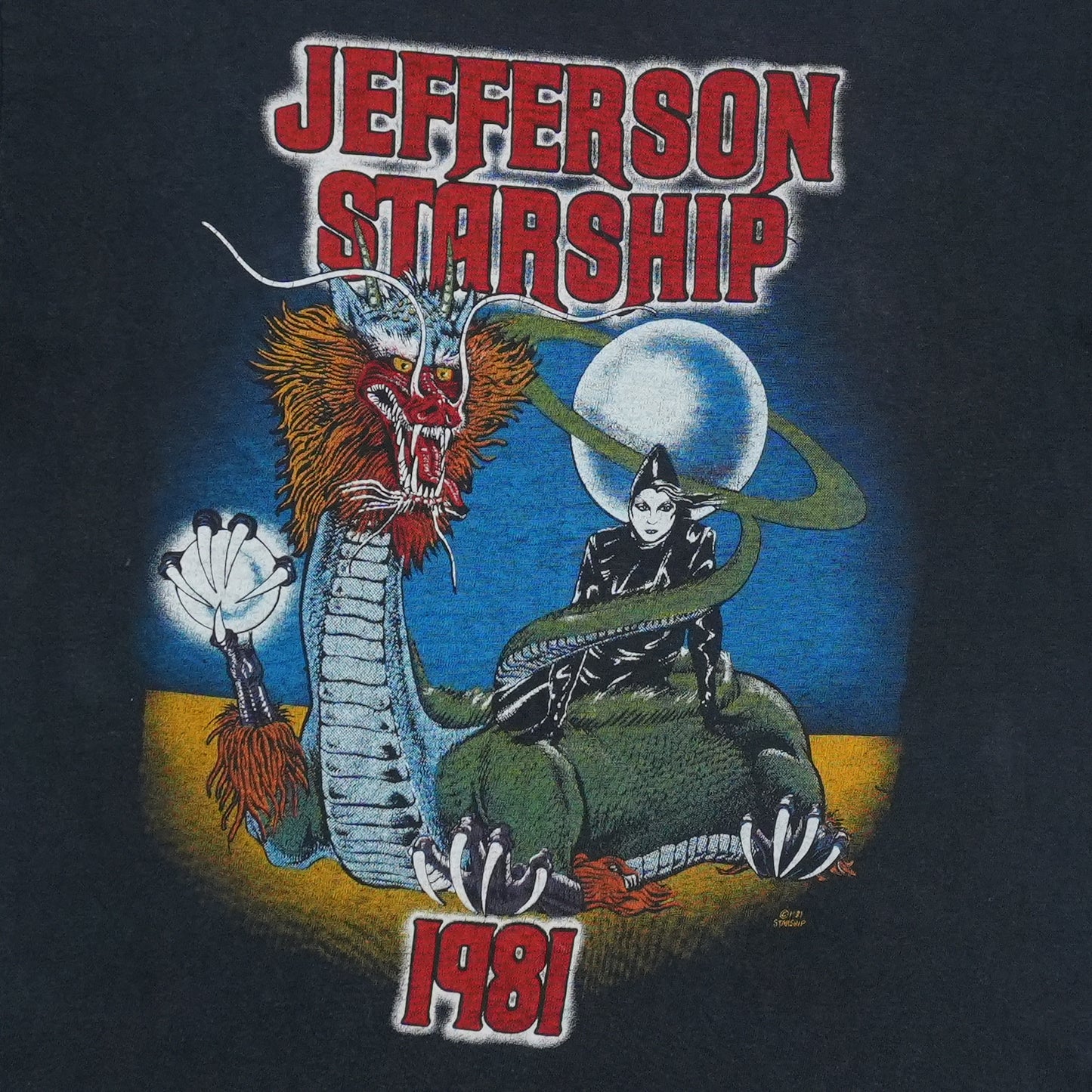 1981 Jefferson Starship Shirt Detail 2