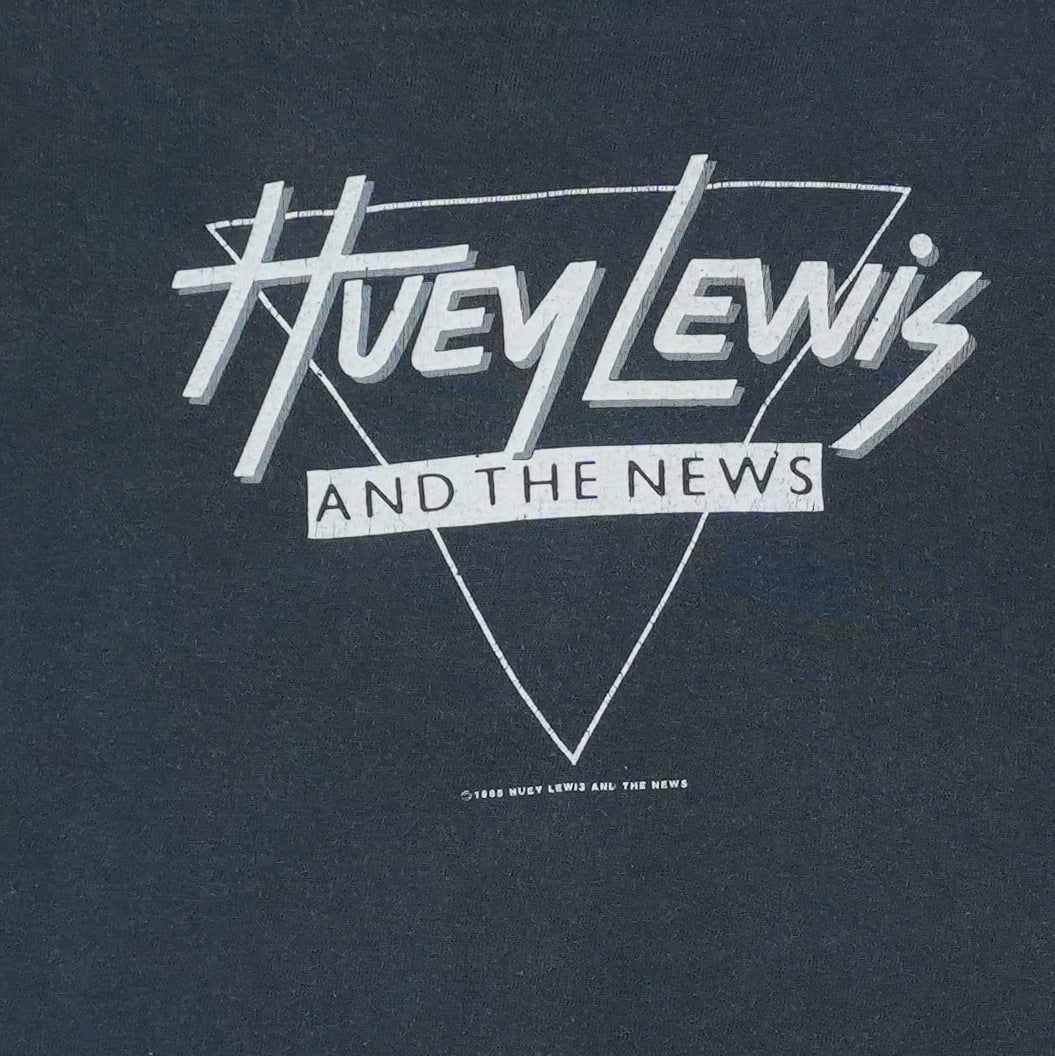1985 Huey Lewis and the News Tour Shirt Detail 2