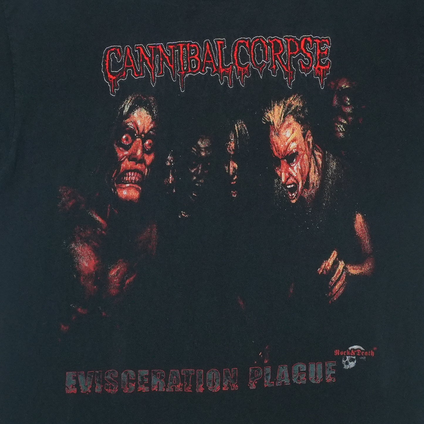 2000s Cannibal Corpse Evisceration Plague Shirt Detail 2