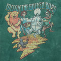 1994 Grateful Dead Follow The Golden Road Fall Tour Shirt Detail