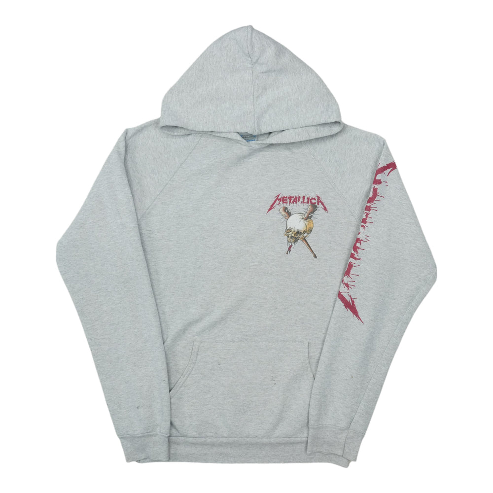 1990s Metallica One Pushead Skull Hoodie Front