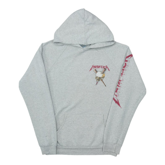 1990s Metallica One Pushead Skull Hoodie Front