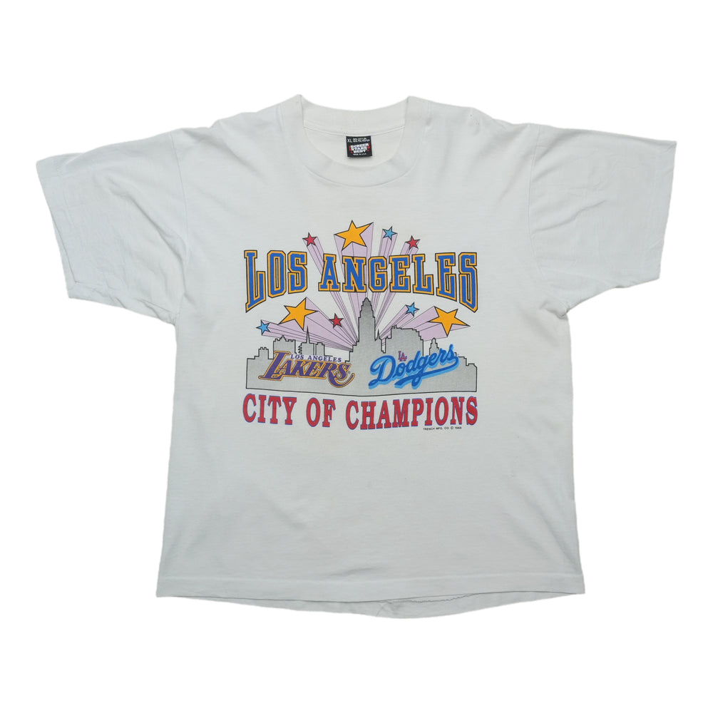 1988 Los Angeles Lakers Dodgers City Of Champions Shirt Front