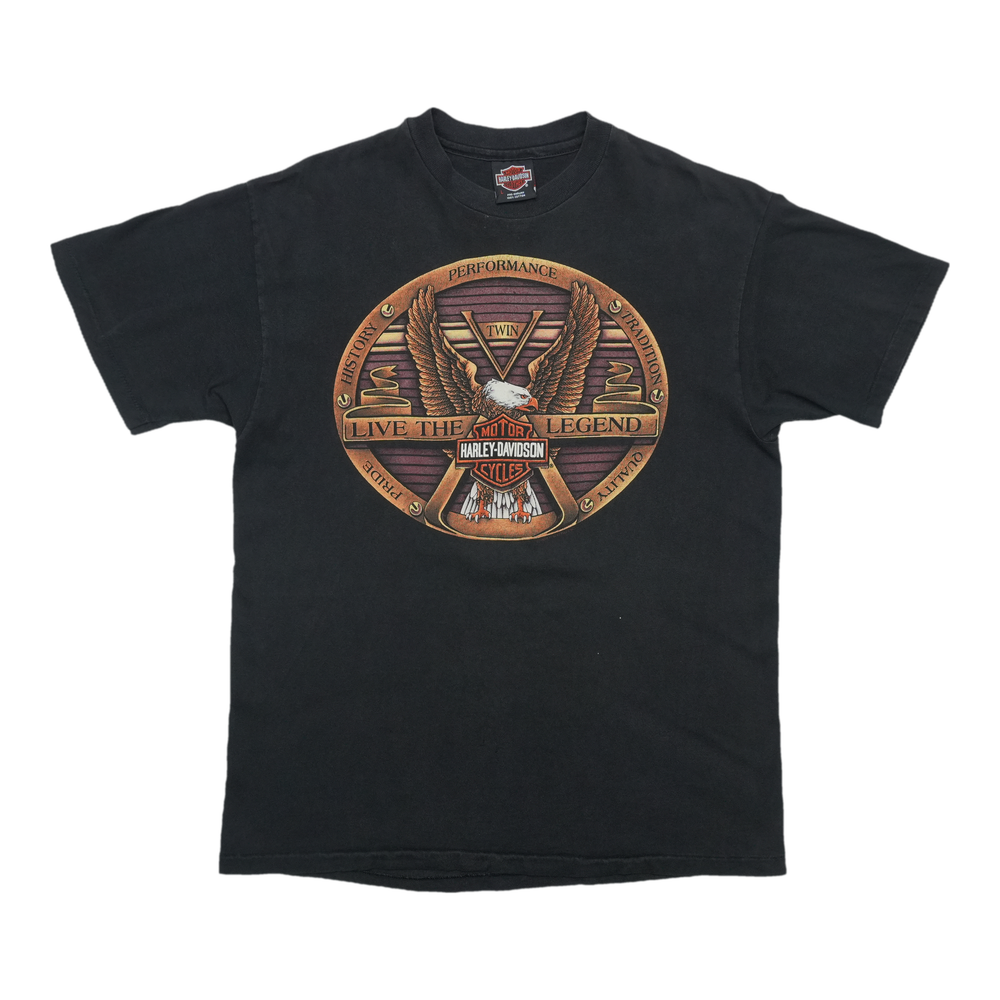 1992 Harley Davidson Live the Legend ShirtFront