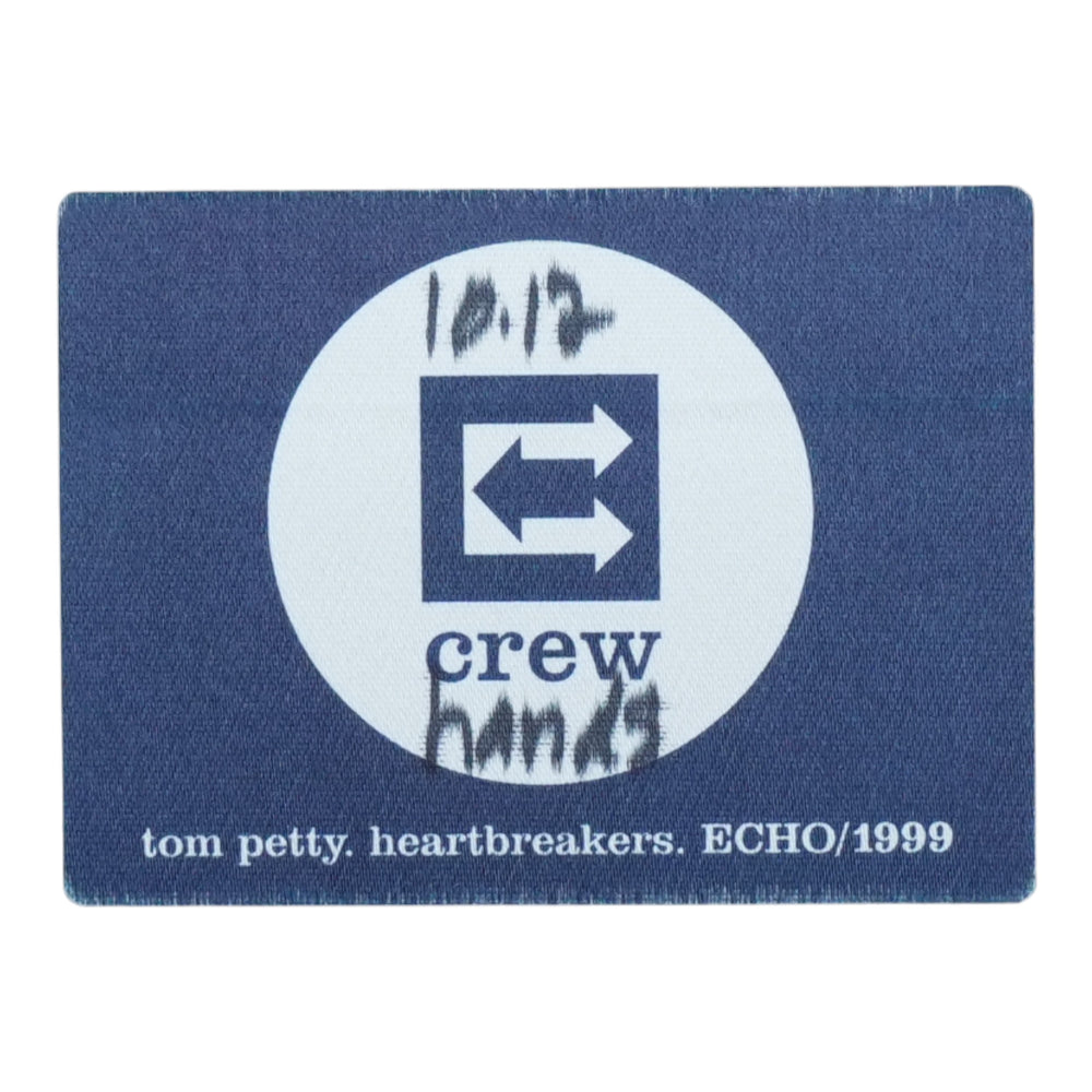 1999 Tom Petty & The Heartbreakers Echo Tour Backstage Pass - front