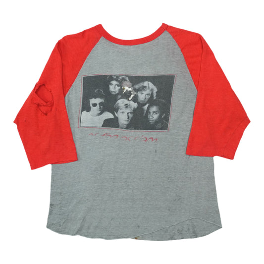 1981 Red Rider Lunatic Fringe Raglan Shirt Back