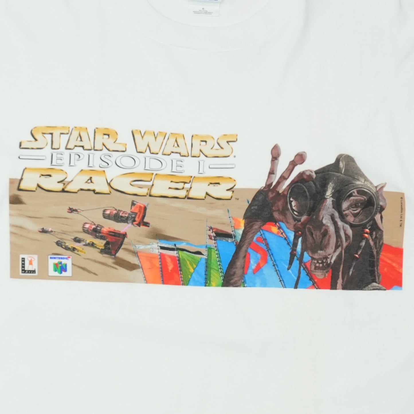1999 Star Wars Episode I Racer Video Game Shirt Detail 2