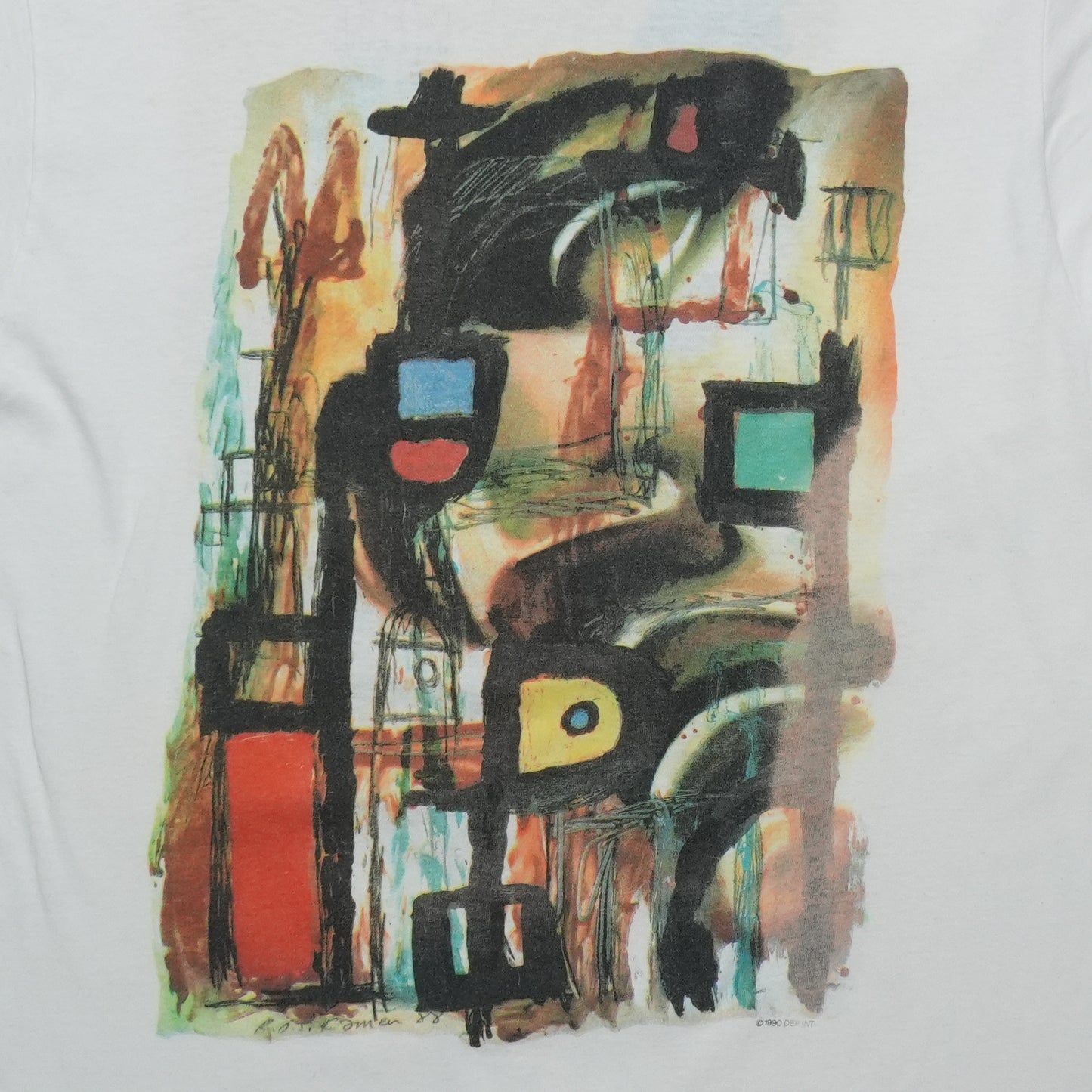1990 UB40 Labour of Love Tour Shirt Detail