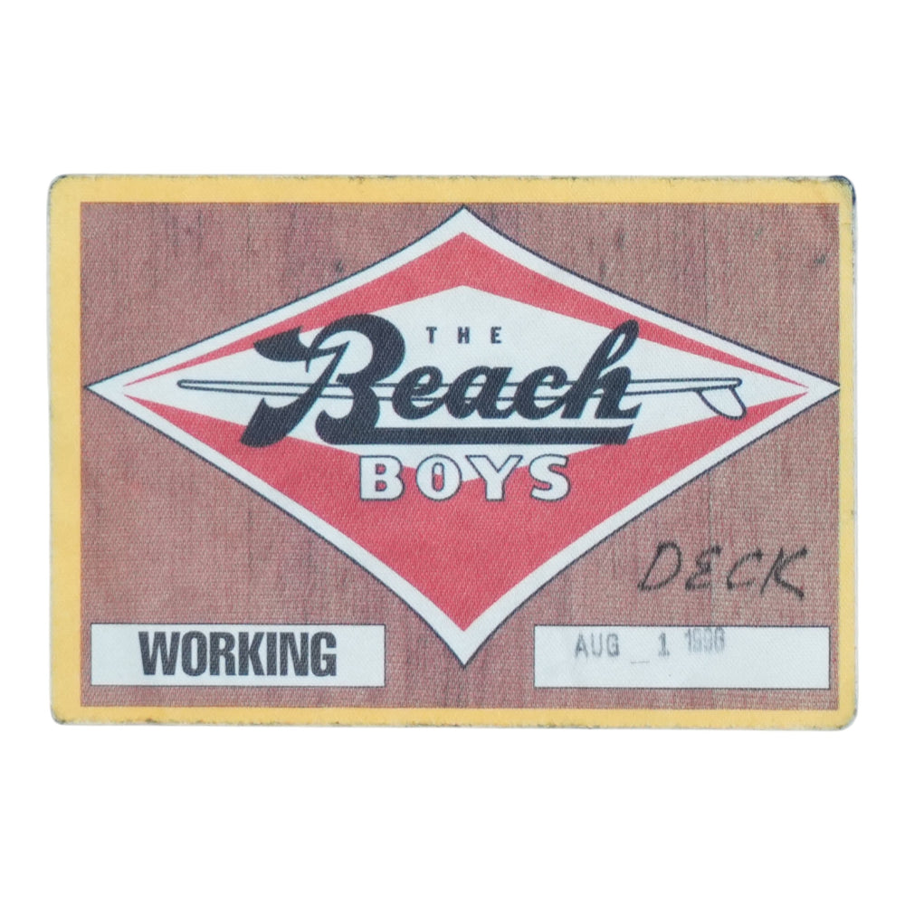 1996 The Beach Boys Backstage Pass - front
