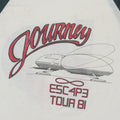1981 Journey Escape Tour Raglan Shirt Detail 4
