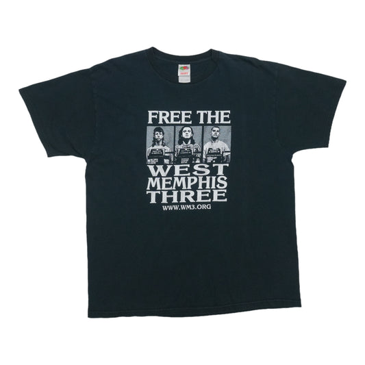 2000s Free The West Memphis Three Shirt Front