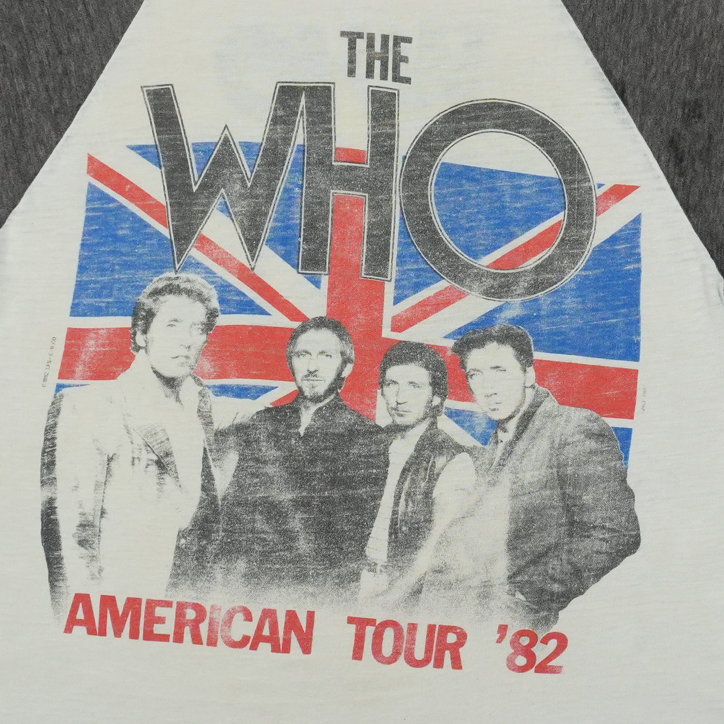1982 The Who American Tour Raglan Shirt Detail 2