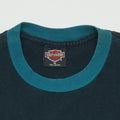 1990s Harley Davidson Cycle Nuts Boise Idaho Shirt Back Detail 1