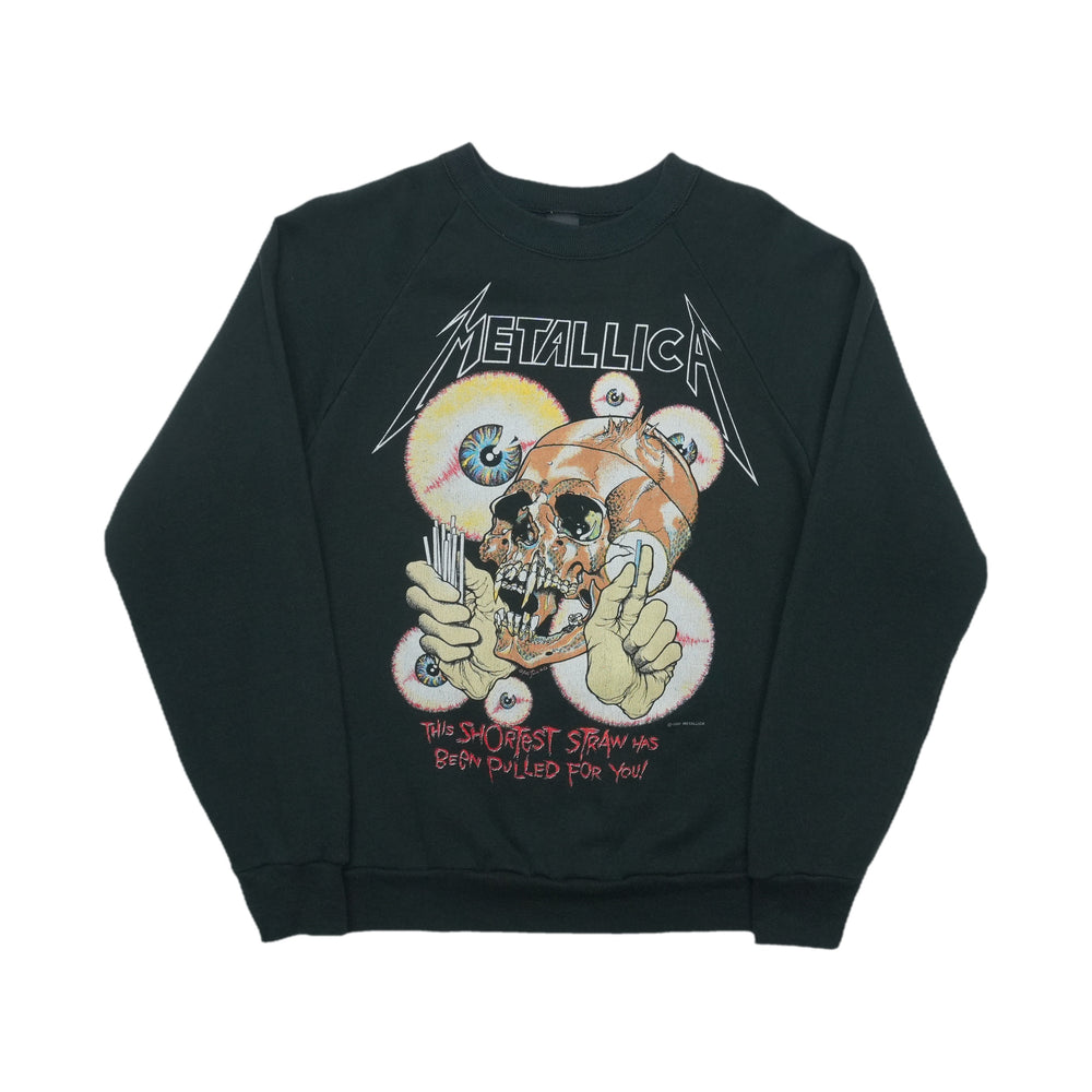 1988 Metallica The Shortest Straw Crewneck Front