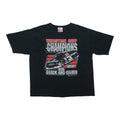1990s Dale Earnhardt Winston Cup Champions Wear Black And Silver Shirt Front