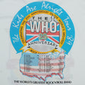 1989 The Who The Kids Are Alright Tour Shirt Back Detail 1