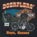 1990s Harley Davidson Think Fast Hays Kansas Shirt Back Detail 1