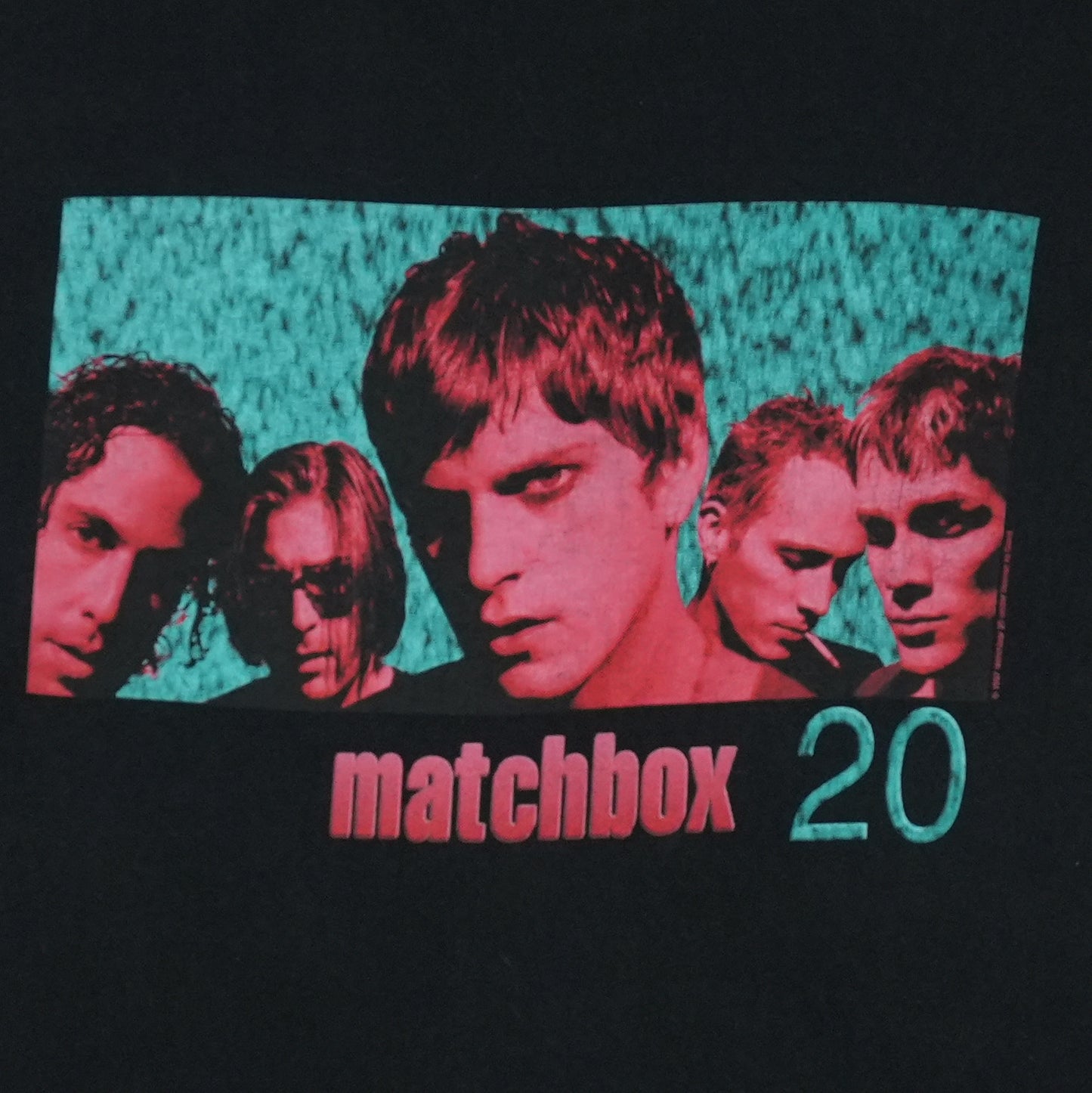 1997 Matchbox 20 Band Photo Shirt Detail 2