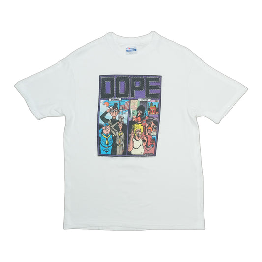 1985 Gilbert Shelton Dope Before & After Shirt Front