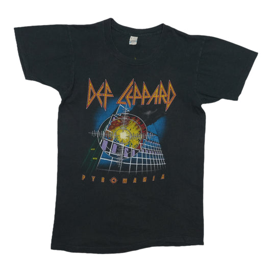 1983 Def Leppard Pyromania Tour Shirt Front
